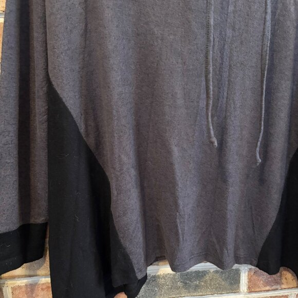 Verve Ami Womens Granite Heather Cowl Neck Long Sleeve Sweater Top L - Picture 3 of 8